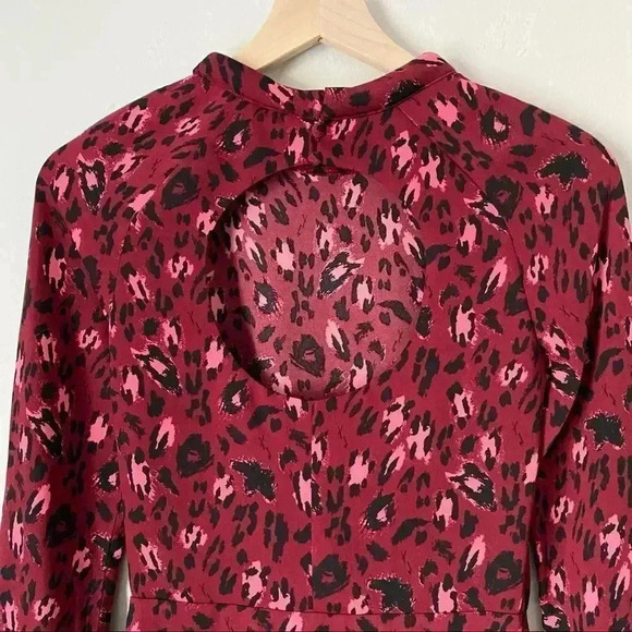 & Other Stories Leopard Dress Size 4 - Picture 4 of 9